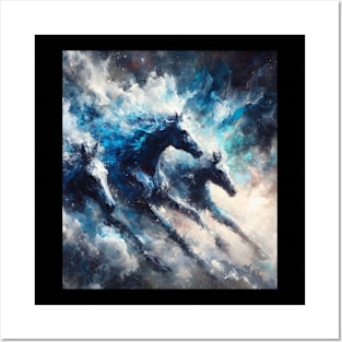 Horses Oil Painting Posters and Art